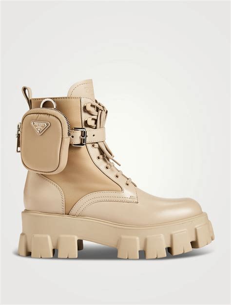 prada mini bag combat boot dupe|prada look alike boots.